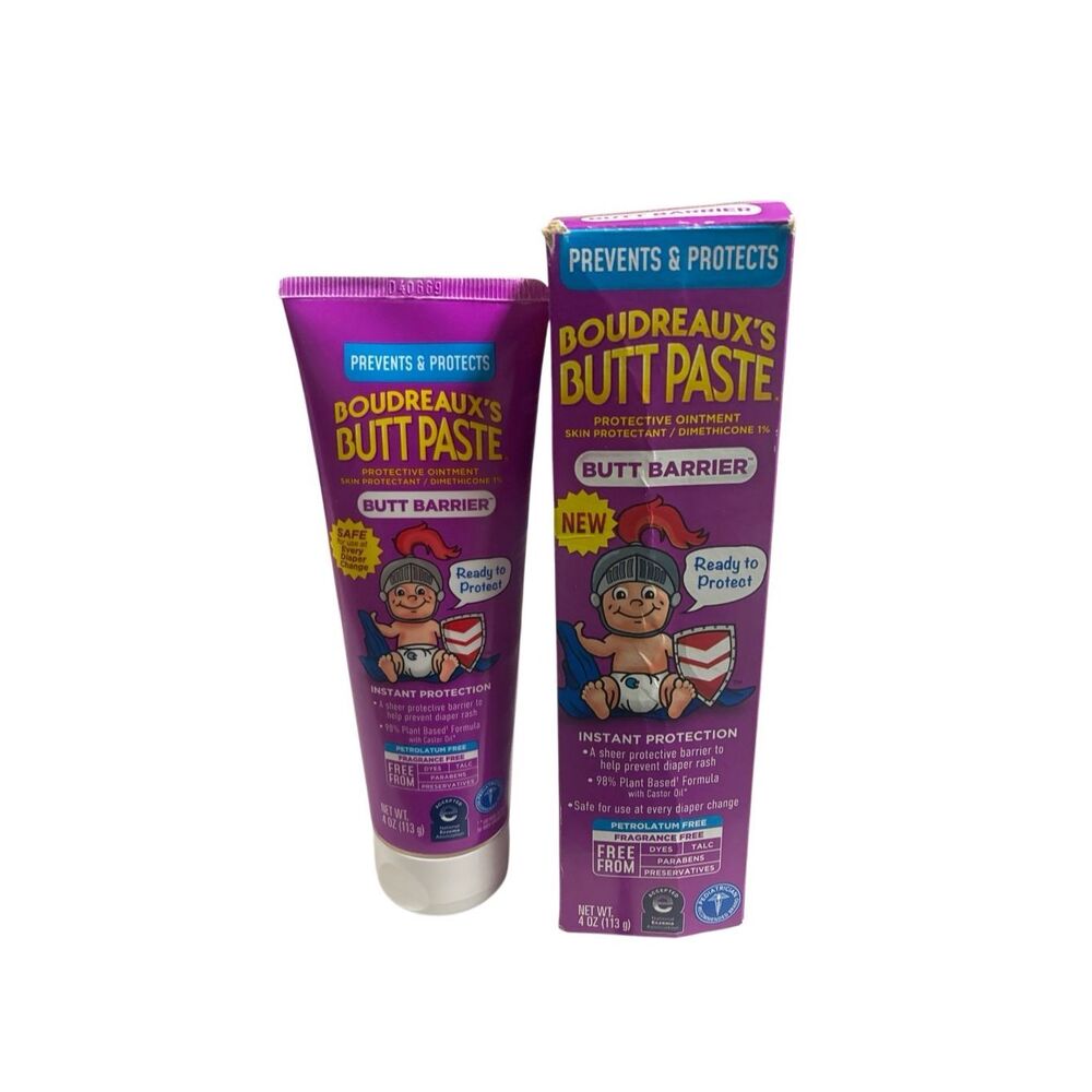 Boudreaux’s Butt Paste‎ Butt Barrier Rash Ointment 4oz NEW
